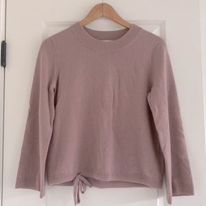 XS Madewell 100% Cashmere Flare Sleeve Sweater